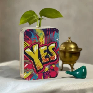 گلدان چوبی