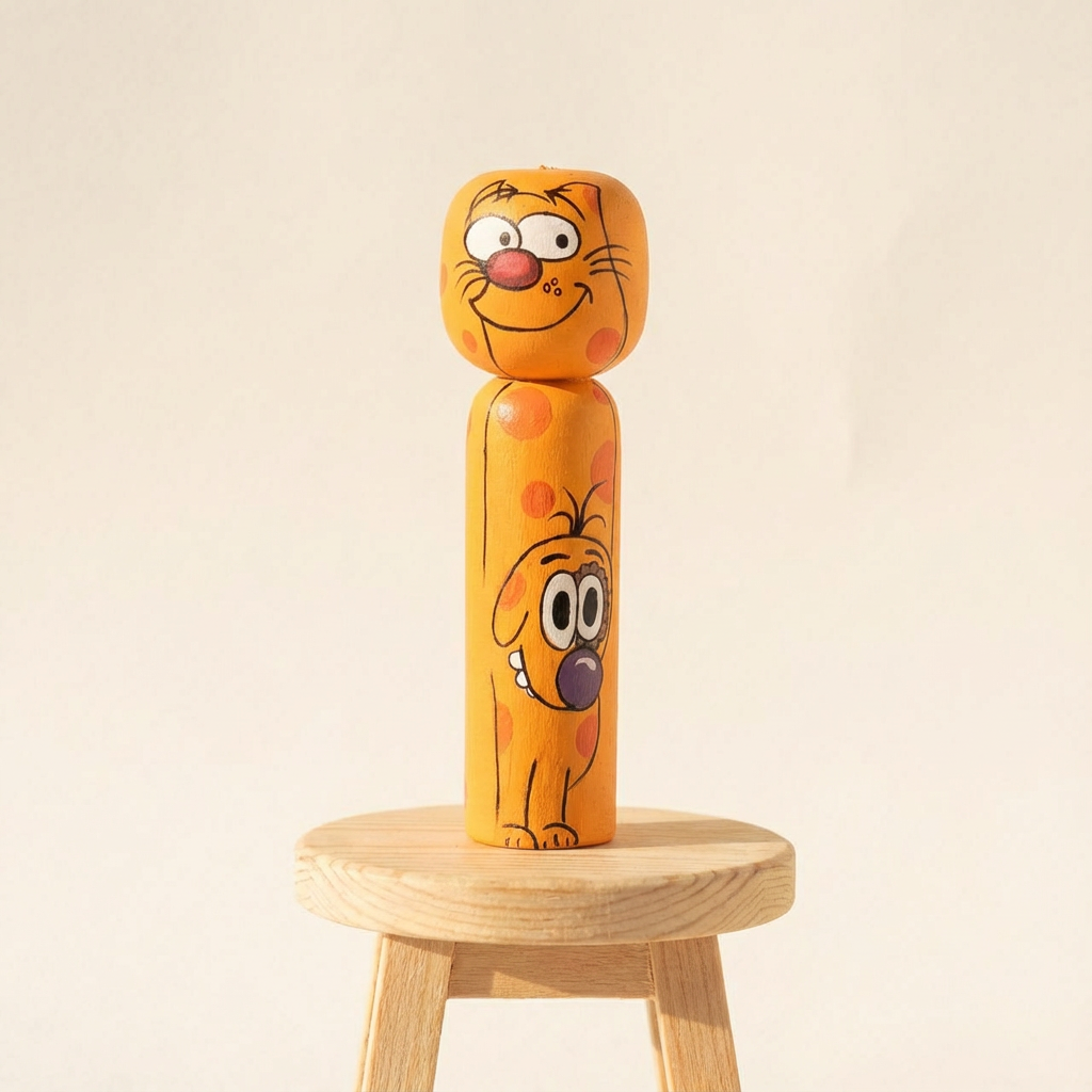 عروسک گربه سگ