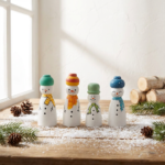 آدم برفی‌ چوبی