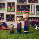 عروسک چوبی بارسلونا